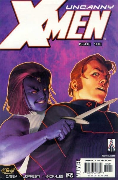 Marvel COMIC BOOK The Uncanny X-Men #406