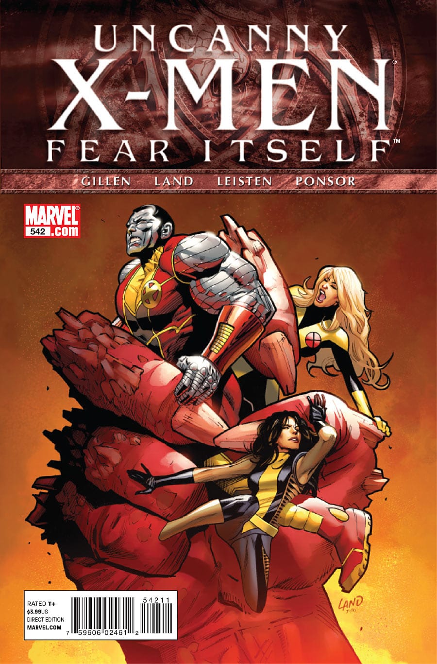 Marvel COMIC BOOK The Uncanny X-Men #542