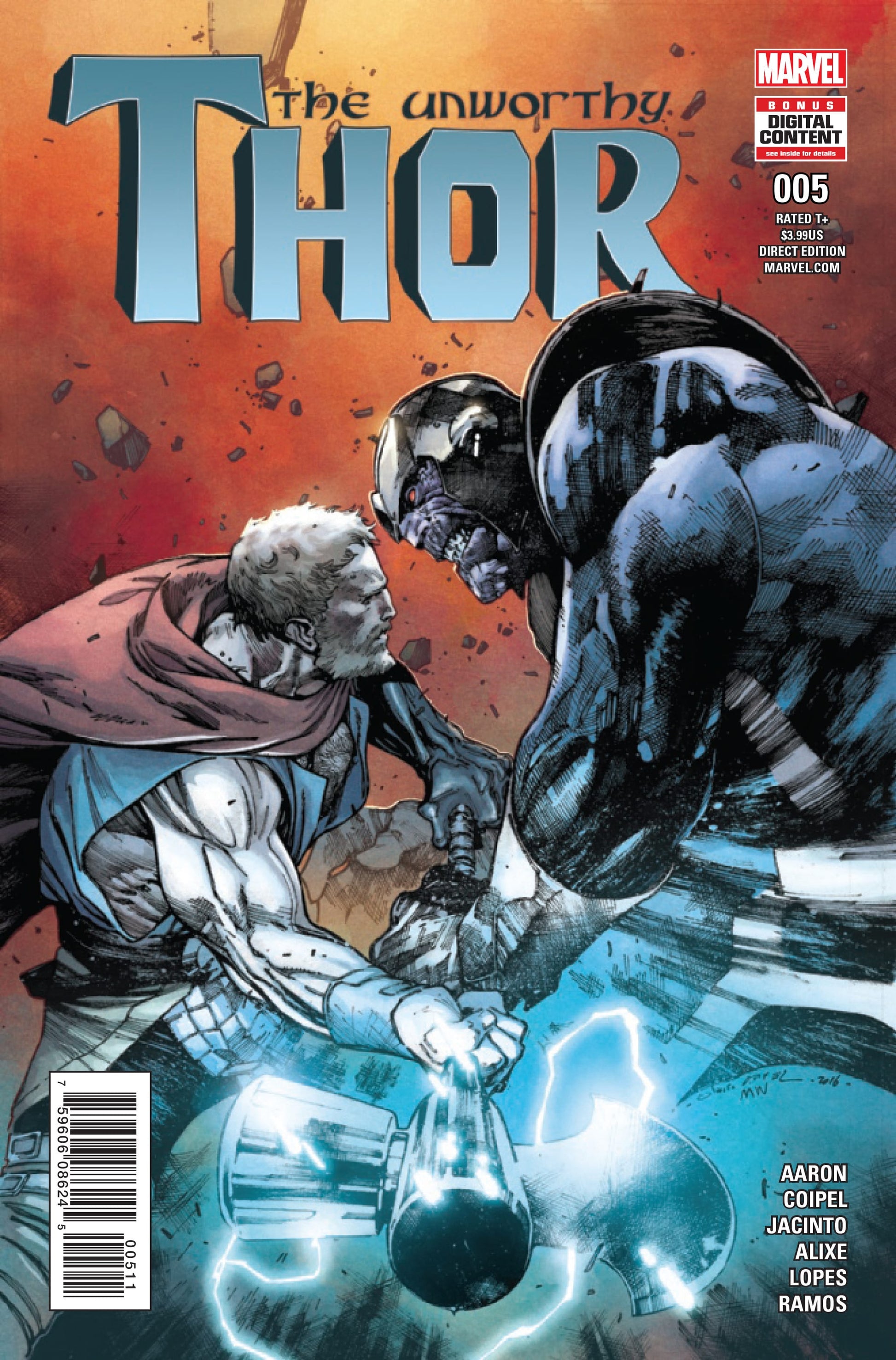 Marvel COMIC BOOK The Unworthy Thor #5 (VF/NM)
