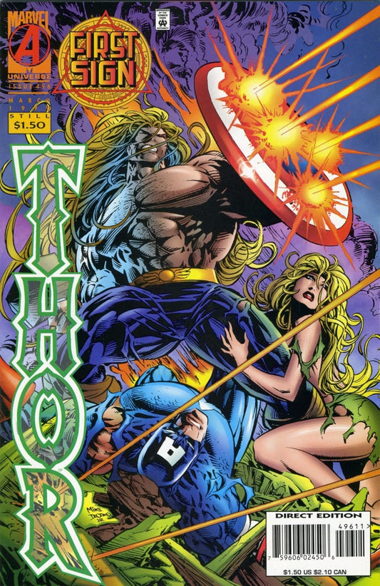 Marvel COMIC BOOK Thor #496 (VF/NM)