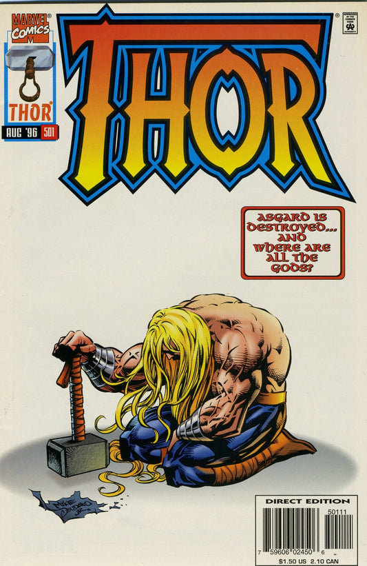 Marvel COMIC BOOK Thor #501 - CVR A N (VF)