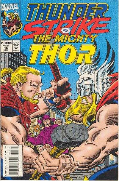 Marvel COMIC BOOK Thunderstrike #10 (VF/NM)