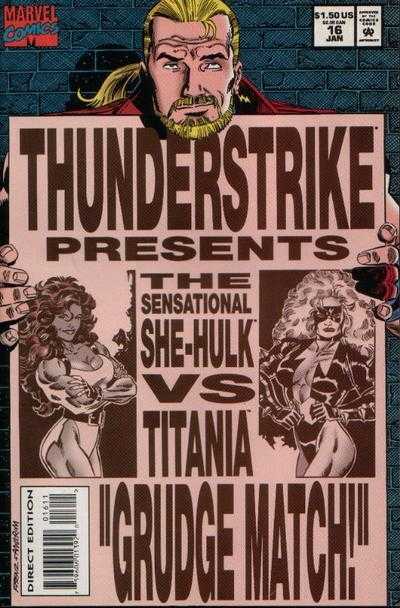 Marvel COMIC BOOK Thunderstrike #16 (VF/NM)