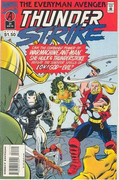 Marvel COMIC BOOK Thunderstrike #21 (VF/NM)