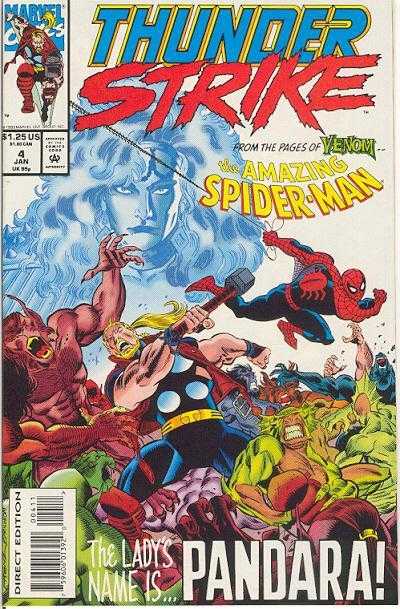 Marvel COMIC BOOK Thunderstrike #4 (VF/NM)