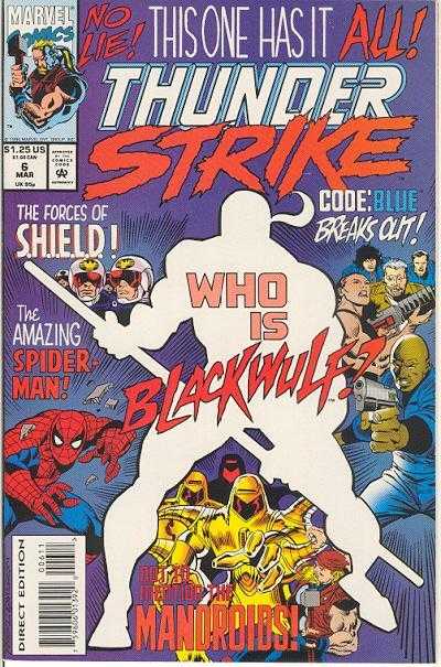 Marvel COMIC BOOK Thunderstrike #6 (VF/NM)