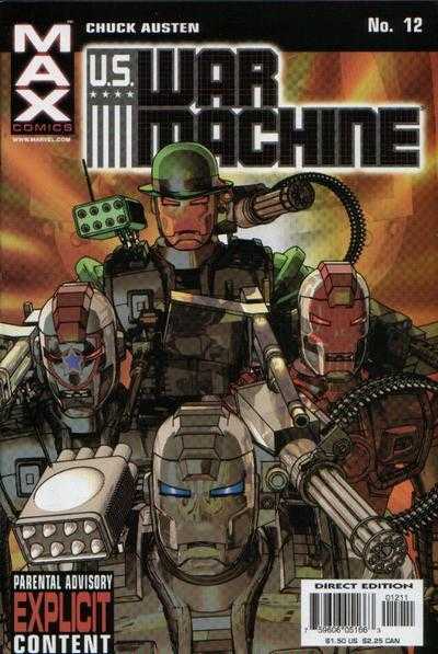 Marvel COMIC BOOK U.S. War Machine #12 (FN/VF)