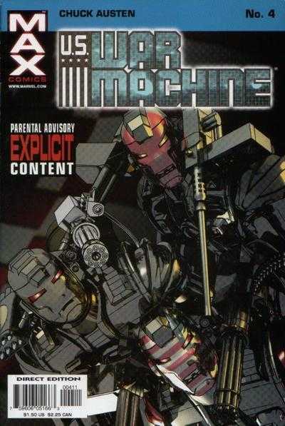 Marvel COMIC BOOK U.S. War Machine #4 (FN/VF)