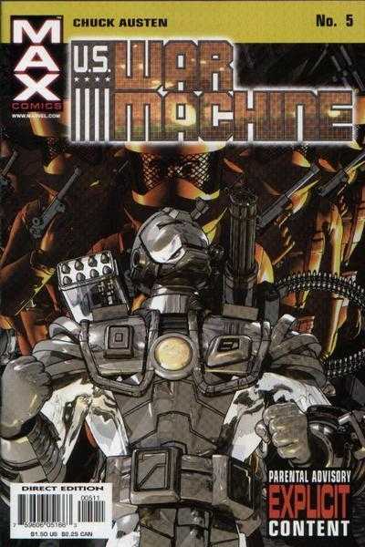 Marvel COMIC BOOK U.S. War Machine #5 (FN/VF)