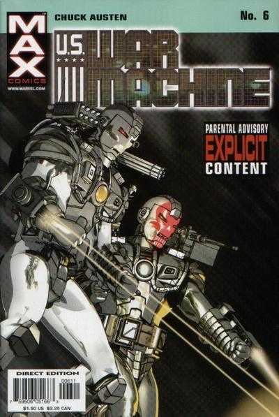 Marvel COMIC BOOK U.S. War Machine #6 (FN/VF)