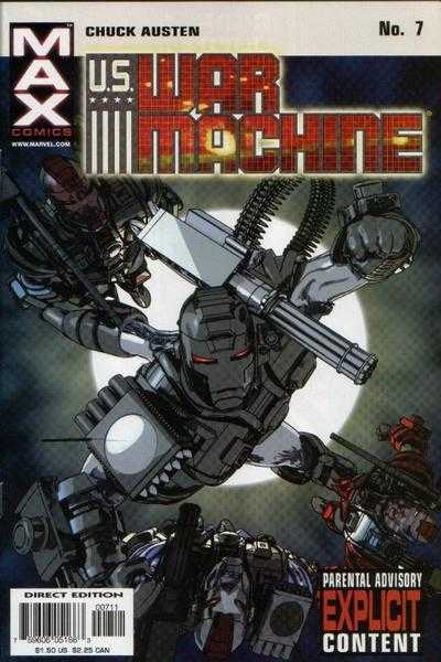 Marvel COMIC BOOK U.S. War Machine #7 (FN/VF)