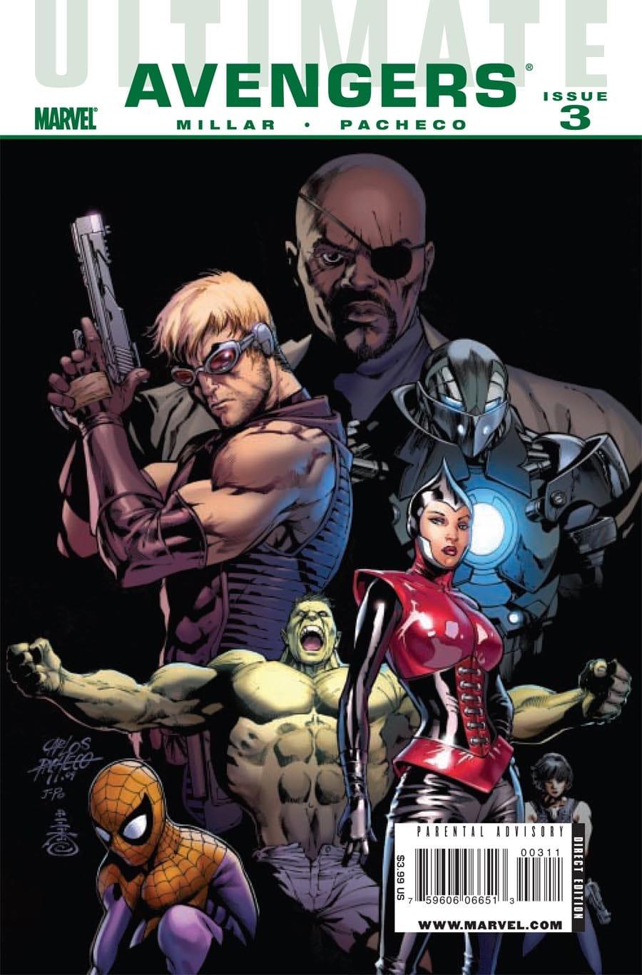 Marvel COMIC BOOK Ultimate Avengers #3 (VF/NM)