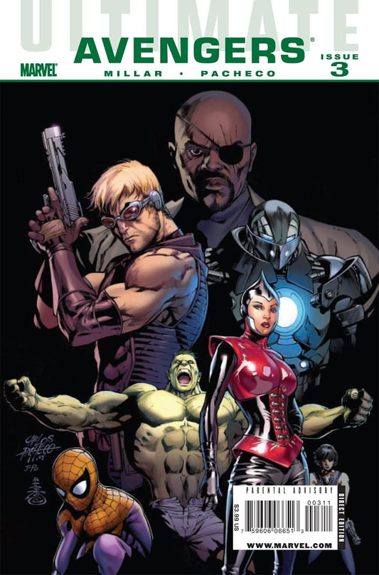 Marvel COMIC BOOK Ultimate Avengers #3 (VF/NM)