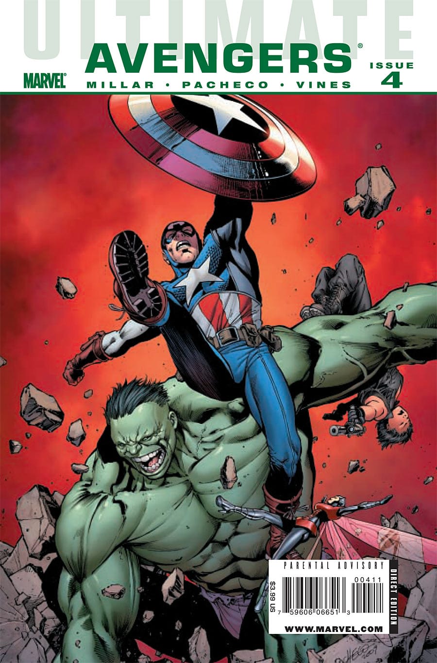 Marvel COMIC BOOK Ultimate Avengers #4 (VF/NM)
