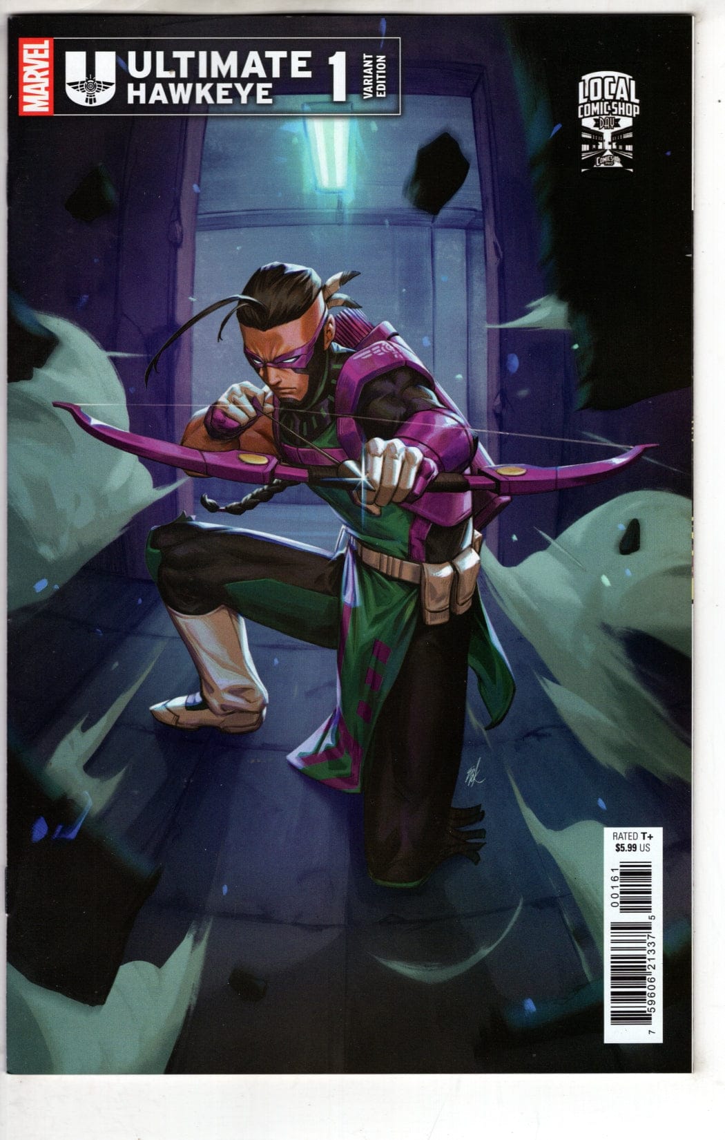 Marvel COMIC BOOK ULTIMATE HAWKEYE #1 EJIKURE LOCAL COMIC SHOP DAY VARIANT (VF/NM)