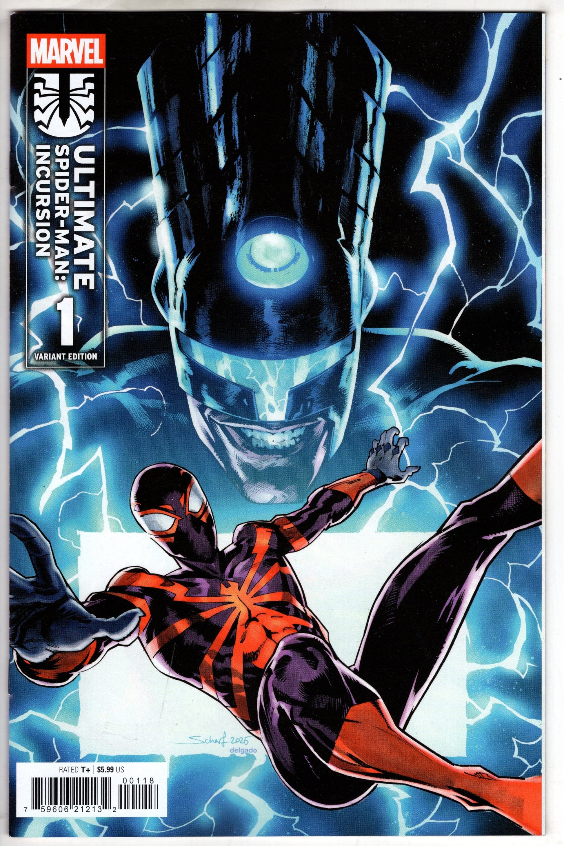 Marvel COMIC BOOK ULTIMATE SPIDER-MAN: INCURSION #1 JONAS SCHARF VARIANT