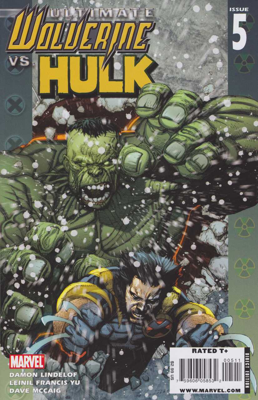 Marvel COMIC BOOK Ultimate Wolverine vs. Hulk #5 (VF/NM)