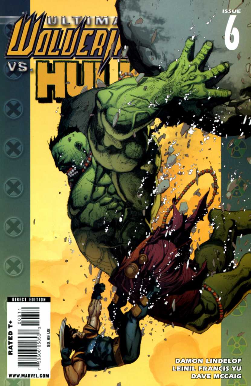 Marvel COMIC BOOK Ultimate Wolverine vs. Hulk #6 (VF/NM)