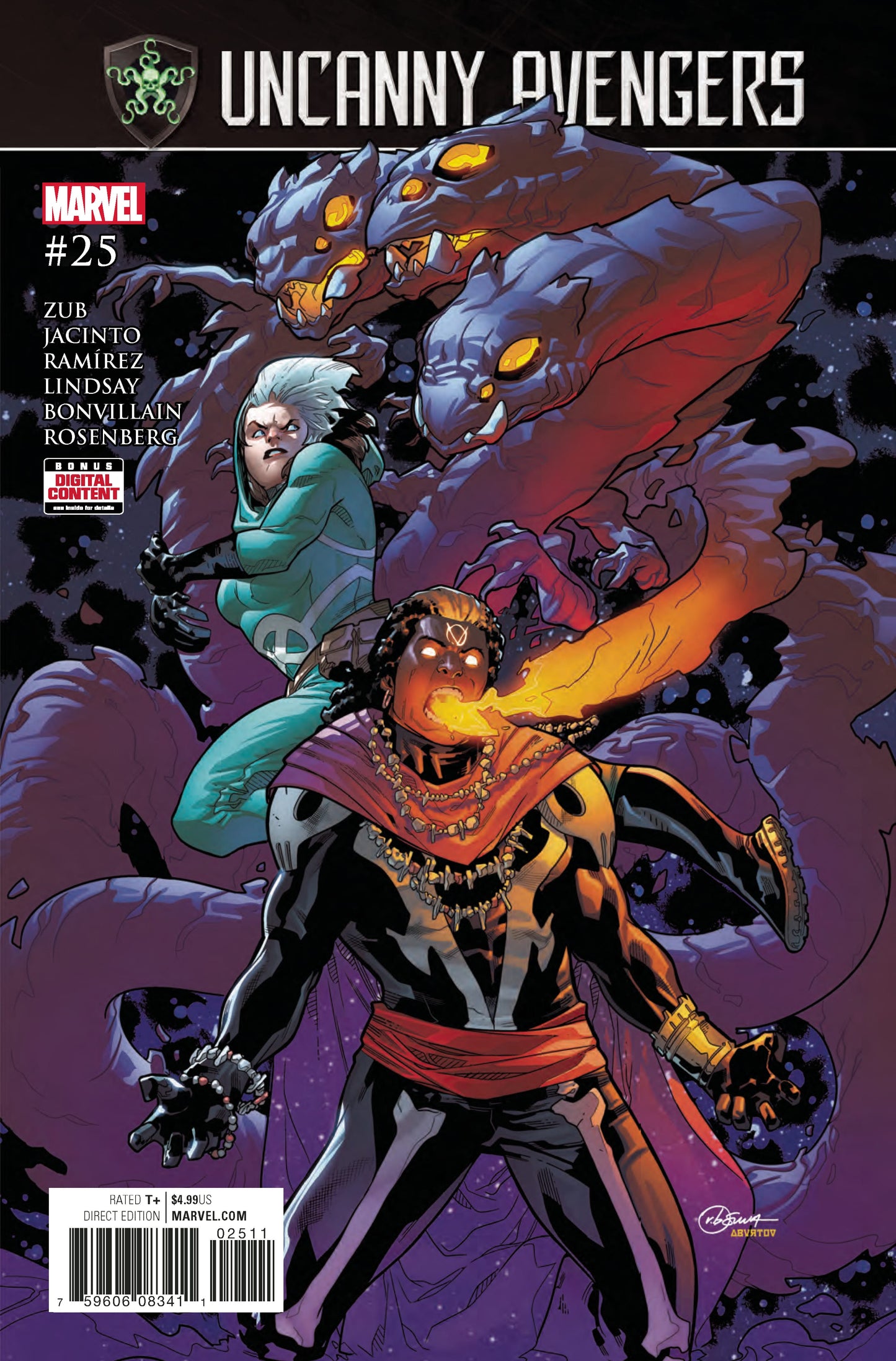 Marvel COMIC BOOK Uncanny Avengers #25 (VF/NM)