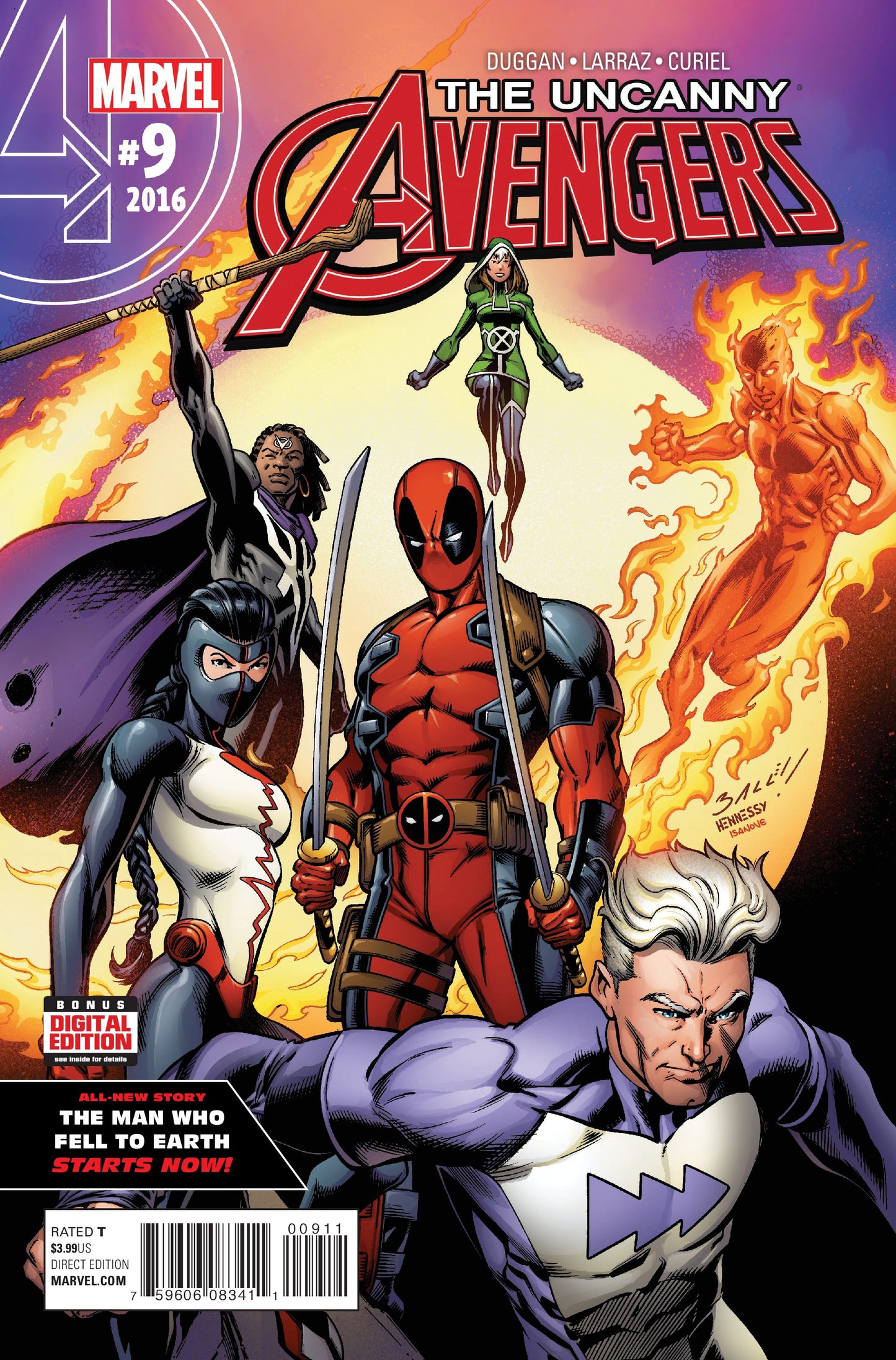 Marvel COMIC BOOK Uncanny Avengers #9 (VF/NM)