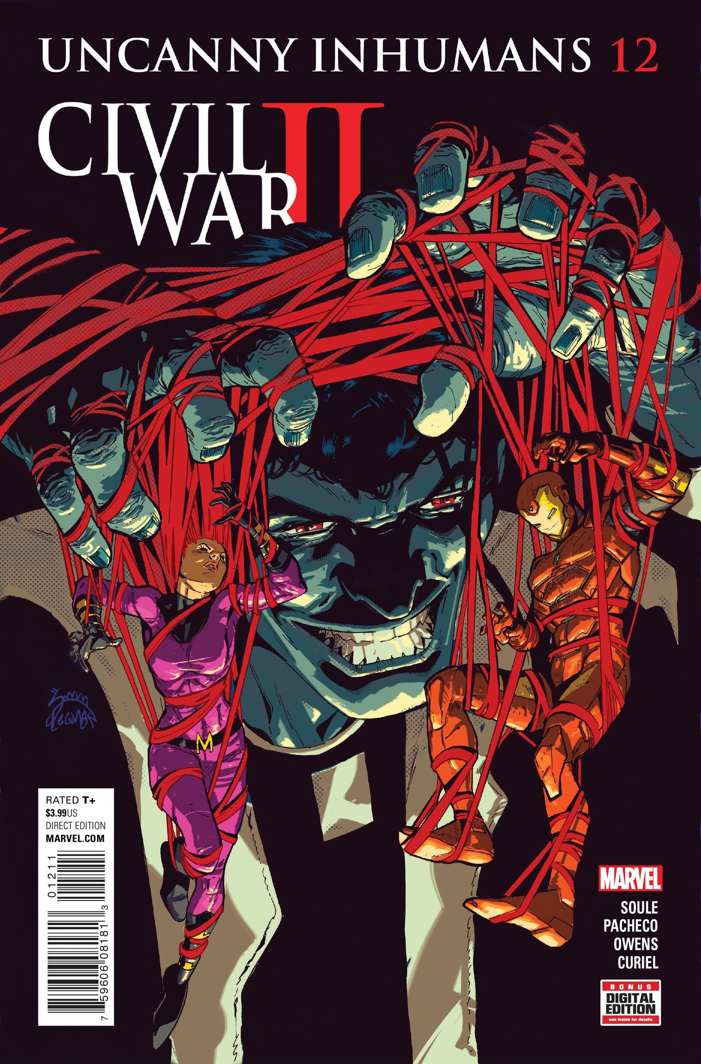 Marvel COMIC BOOK Uncanny Inhumans #12 (VF/NM)