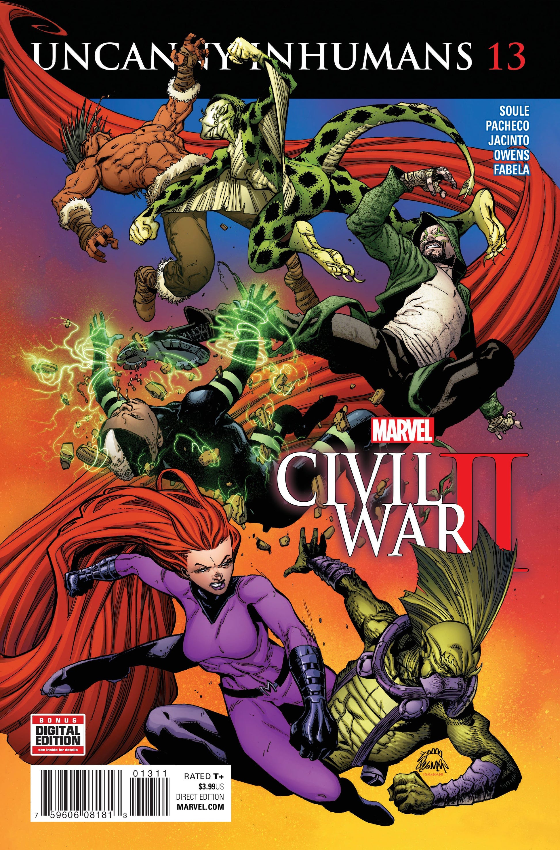 Marvel COMIC BOOK Uncanny Inhumans #13 (VF/NM)