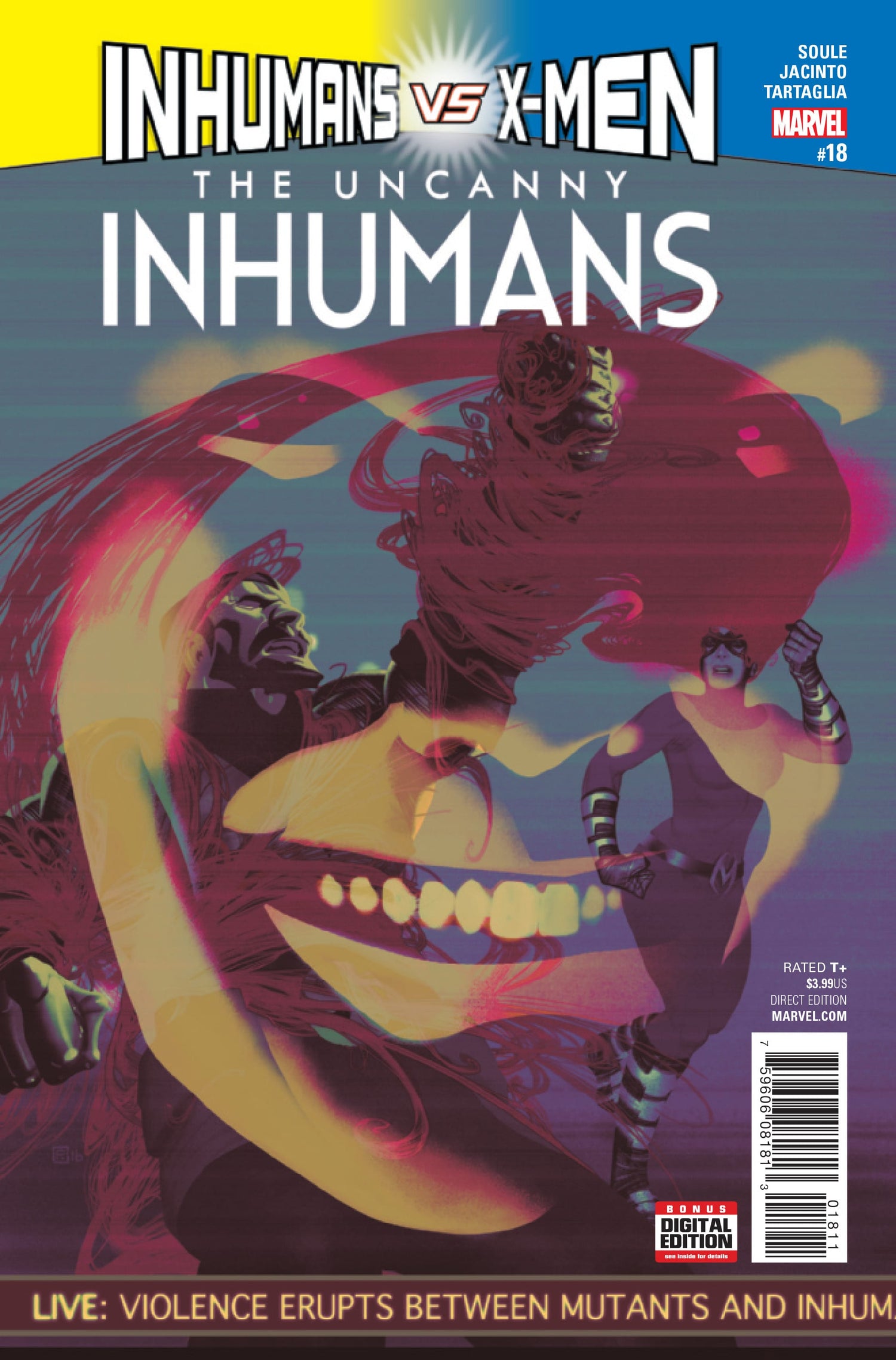 Marvel COMIC BOOK Uncanny Inhumans #18 (VF/NM)