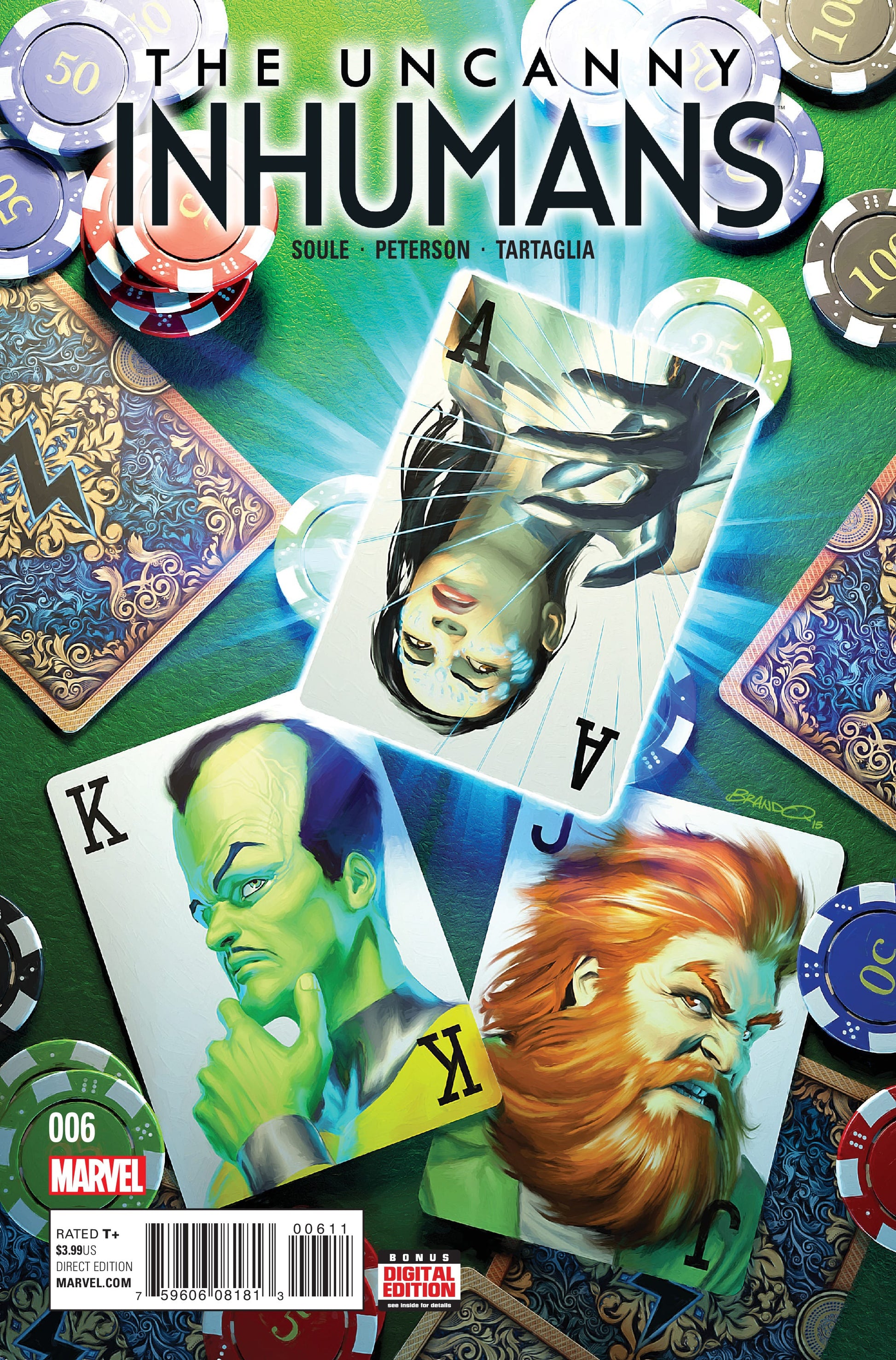 Marvel COMIC BOOK Uncanny Inhumans #6 (VF/NM)