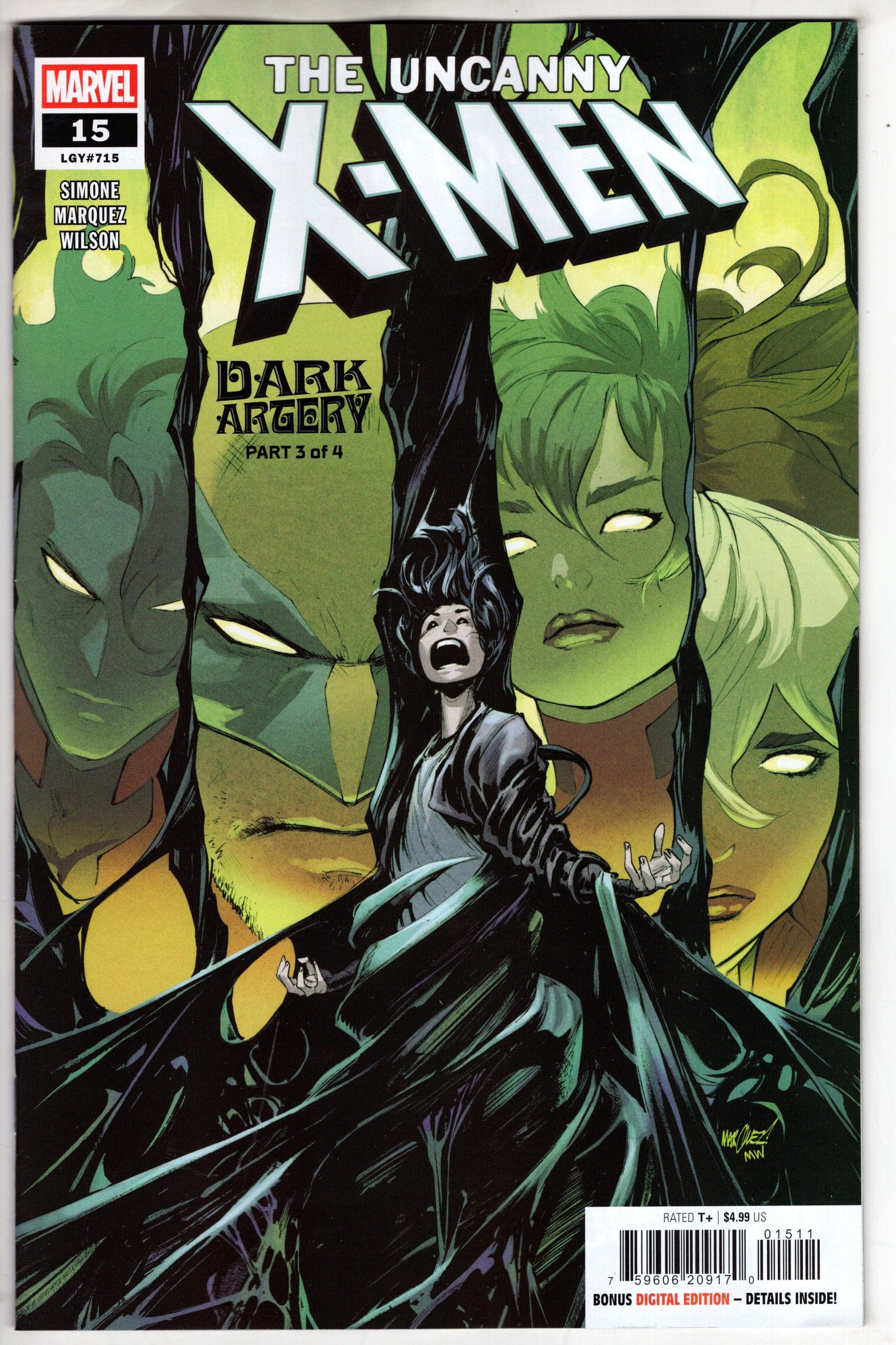 Marvel COMIC BOOK UNCANNY X-MEN #15