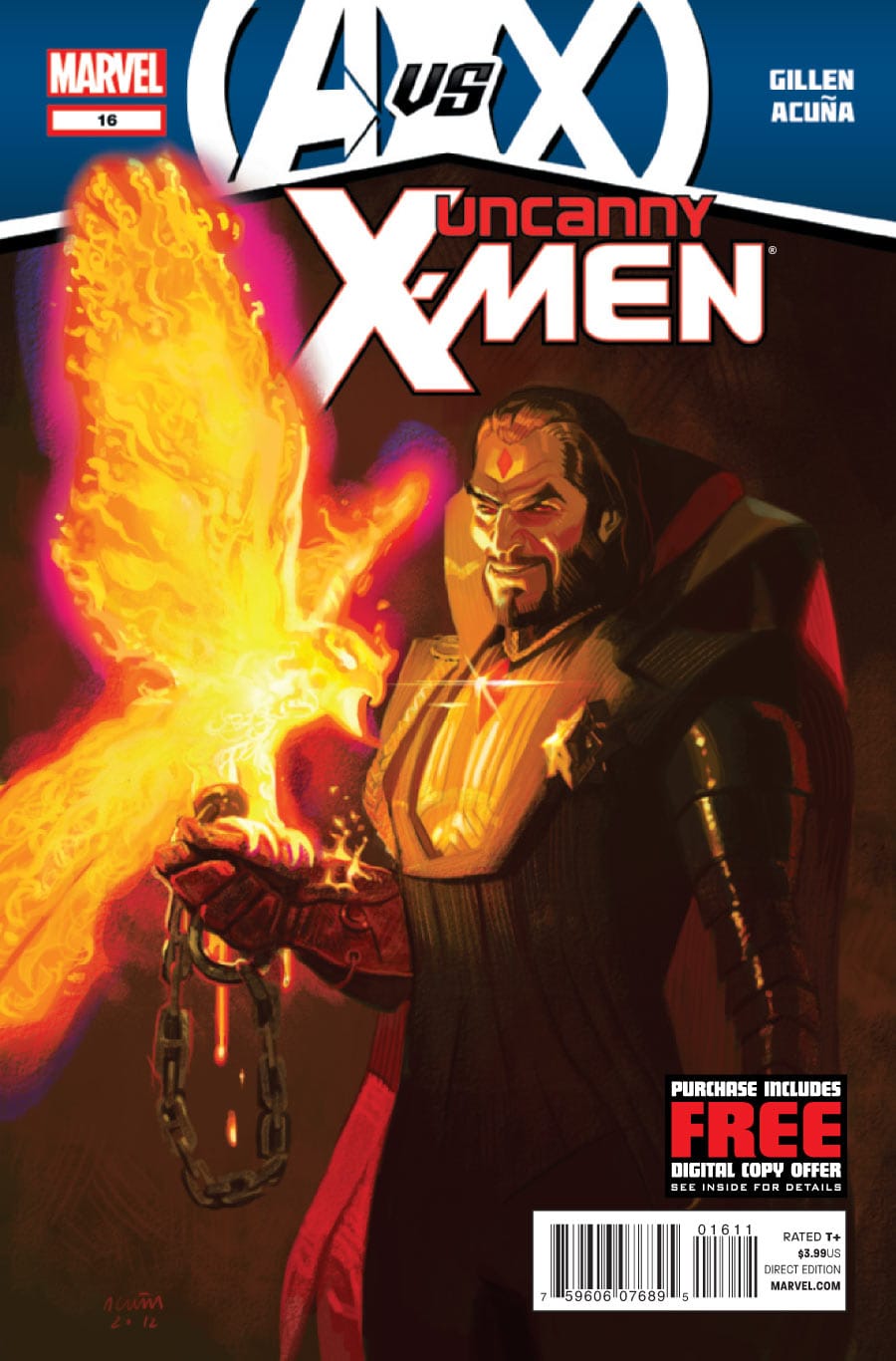 Marvel COMIC BOOK Uncanny X-Men #16 CVR A Marvel 2012 VF