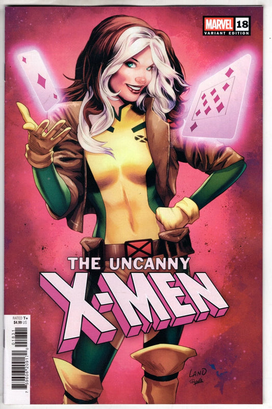 Marvel COMIC BOOK UNCANNY X-MEN #18 GREG LAND ROGUE VARIANT
