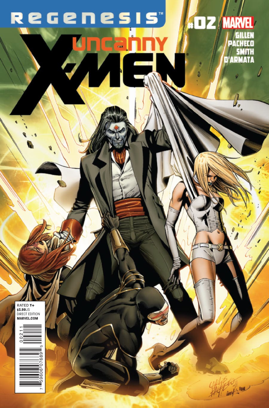 Marvel COMIC BOOK Uncanny X-Men #2 CVR A Marvel 2011 VF