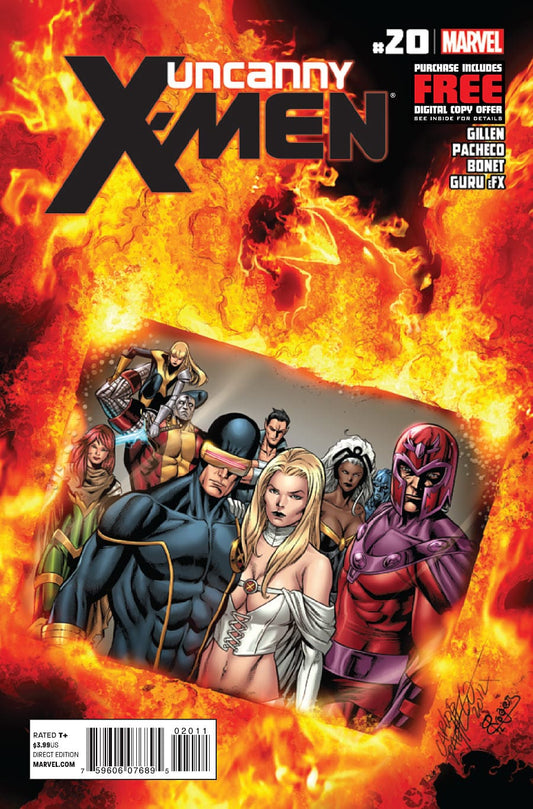 Marvel COMIC BOOK Uncanny X-Men #20 CVR A Marvel 2012 VF