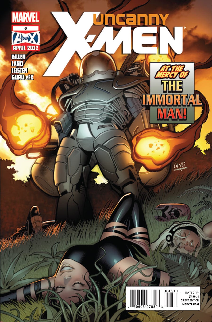 Marvel COMIC BOOK Uncanny X-Men #6 CVR A Marvel 2012 VF