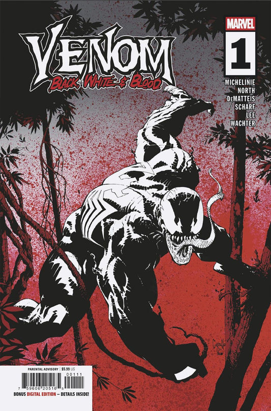 Marvel COMIC BOOK VENOM: BLACK, WHITE & BLOOD #1