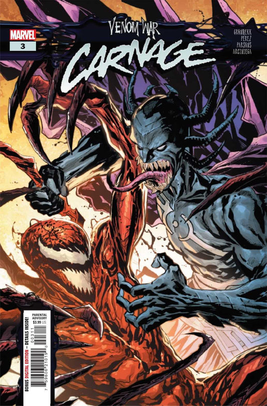 Marvel COMIC BOOK Venom War: Carnage #3 - CVR A (FN)