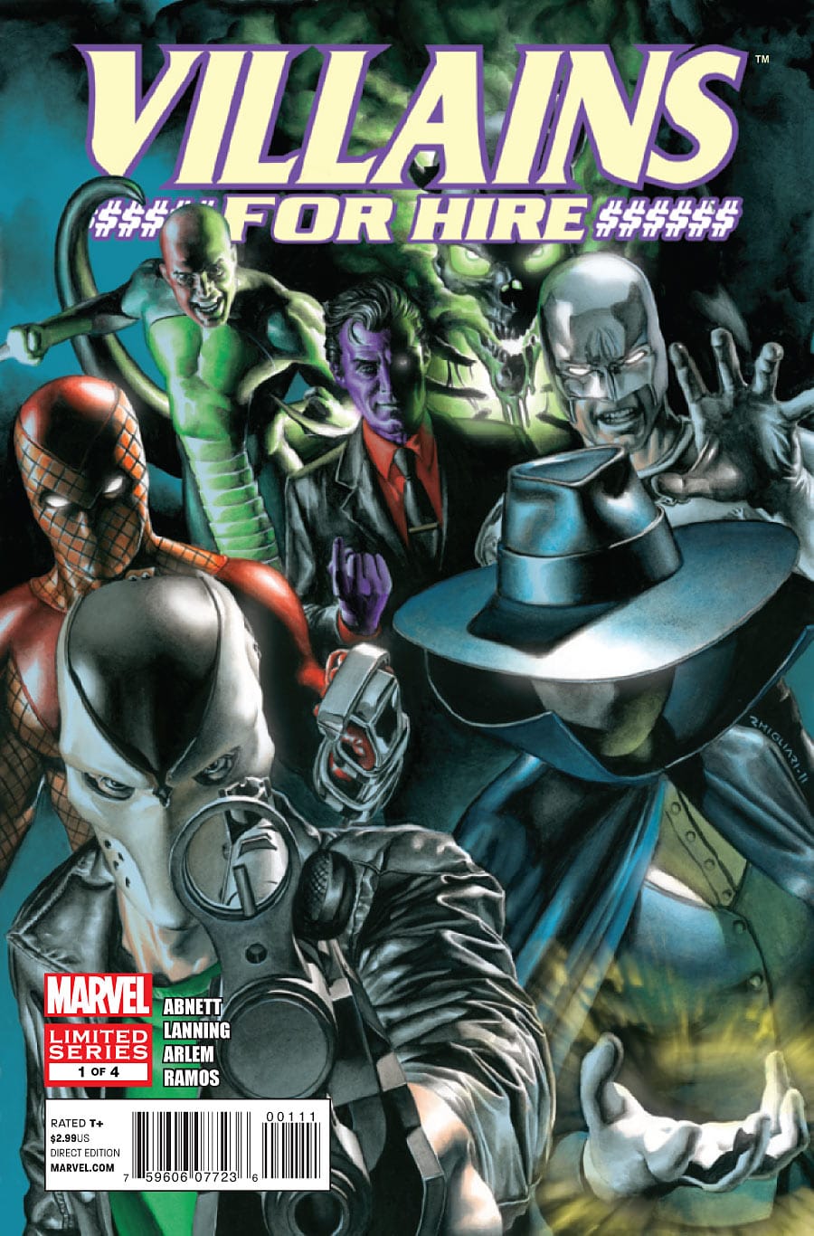Marvel COMIC BOOK Villains for Hire #1 (VF/NM)