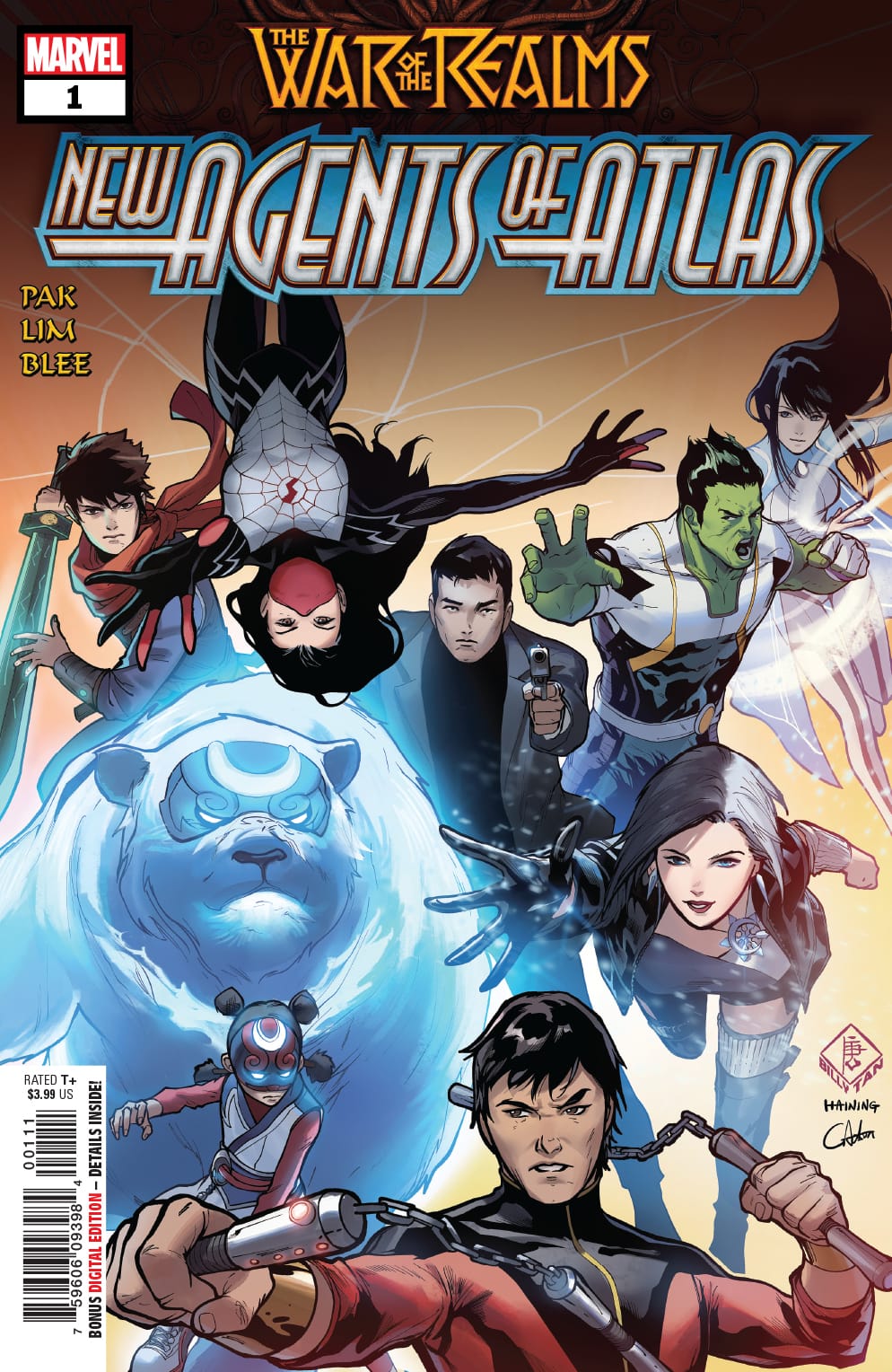 Marvel COMIC BOOK War of the Realms: New Agents of Atlas #1 (VG/FN)