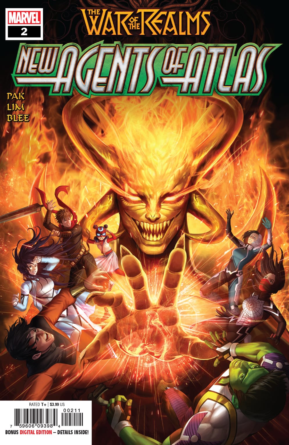 Marvel COMIC BOOK War of the Realms: New Agents of Atlas #2 (VG/FN)