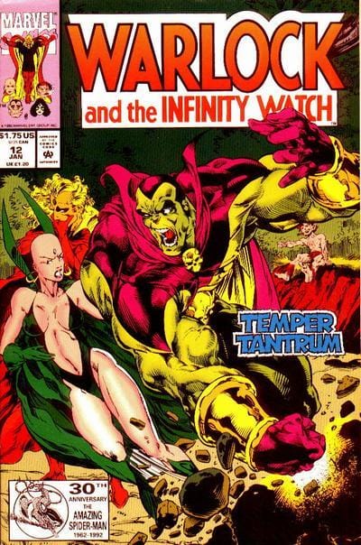 Marvel COMIC BOOK Warlock and the Infinity Watch #12 (VF/NM)