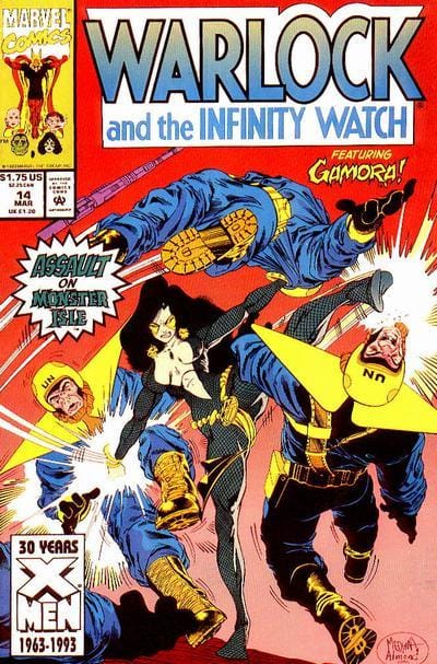 Marvel COMIC BOOK Warlock and the Infinity Watch #14 (VF/NM)