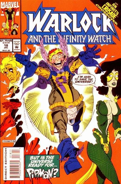 Marvel COMIC BOOK Warlock and the Infinity Watch #18 (VF/NM)