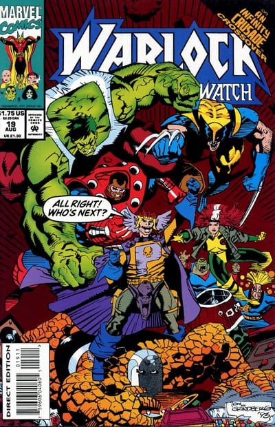 Marvel COMIC BOOK Warlock and the Infinity Watch #19 (VF/NM)