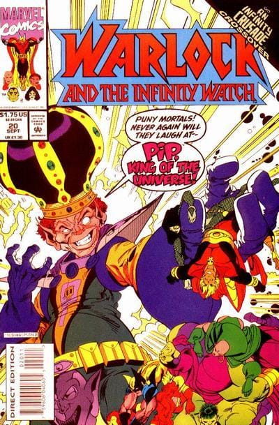 Marvel COMIC BOOK Warlock and the Infinity Watch #20 (VF/NM)