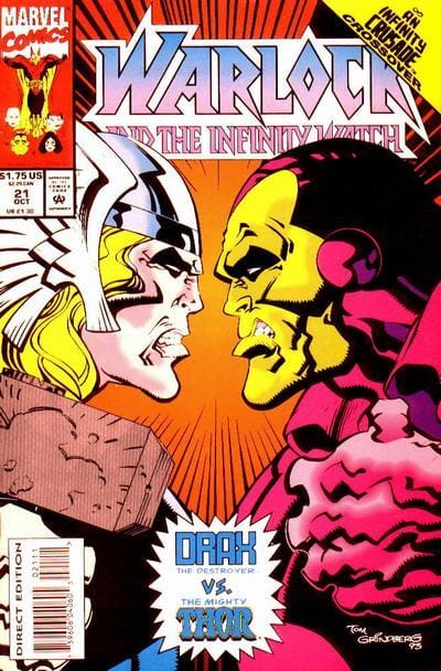 Marvel COMIC BOOK Warlock and the Infinity Watch #21 (VF/NM)