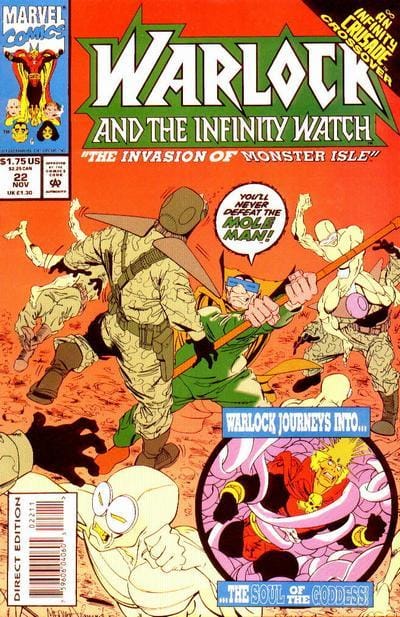 Marvel COMIC BOOK Warlock and the Infinity Watch #22 (VF/NM)