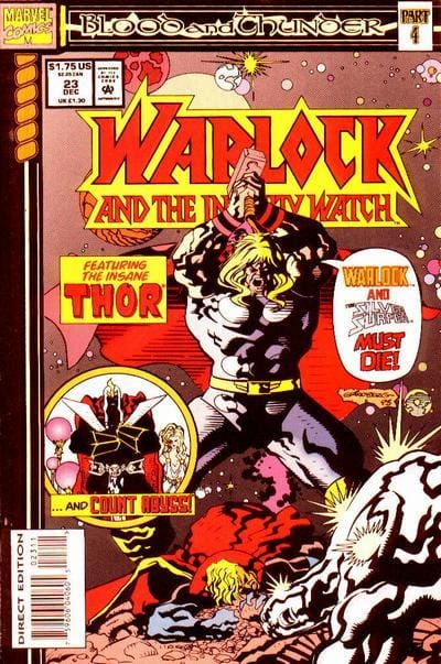 Marvel COMIC BOOK Warlock and the Infinity Watch #23 (VF/NM)