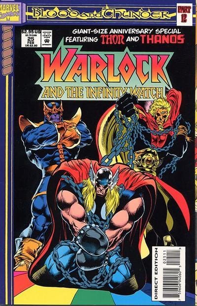 Marvel COMIC BOOK Warlock and the Infinity Watch #25 (VF/NM)