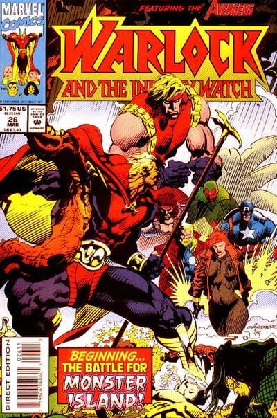 Marvel COMIC BOOK Warlock and the Infinity Watch #26 (VF/NM)