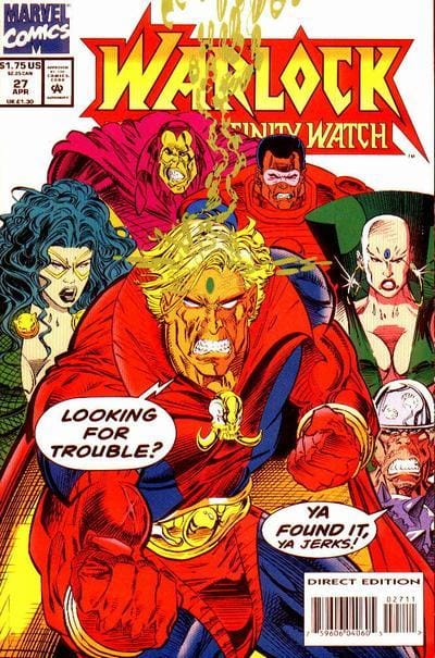 Marvel COMIC BOOK Warlock and the Infinity Watch #27 (VF/NM)